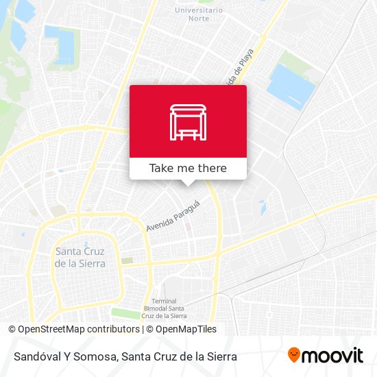 Sandóval Y Somosa map