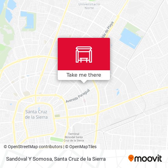 Sandóval Y Somosa map