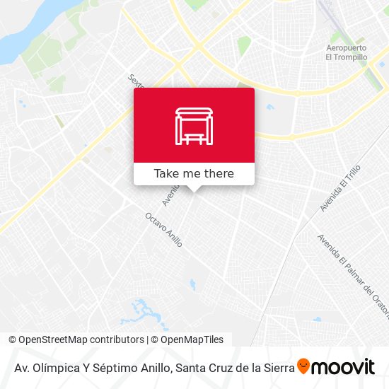 Mapa de Av. Olímpica Y Séptimo Anillo