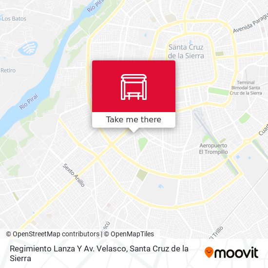Regimiento Lanza Y Av. Velasco map