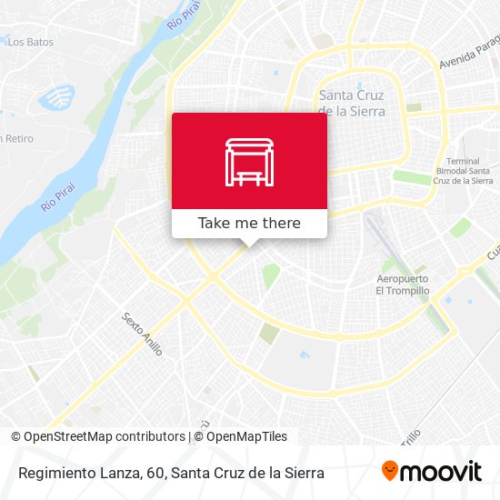 Mapa de Regimiento Lanza, 60