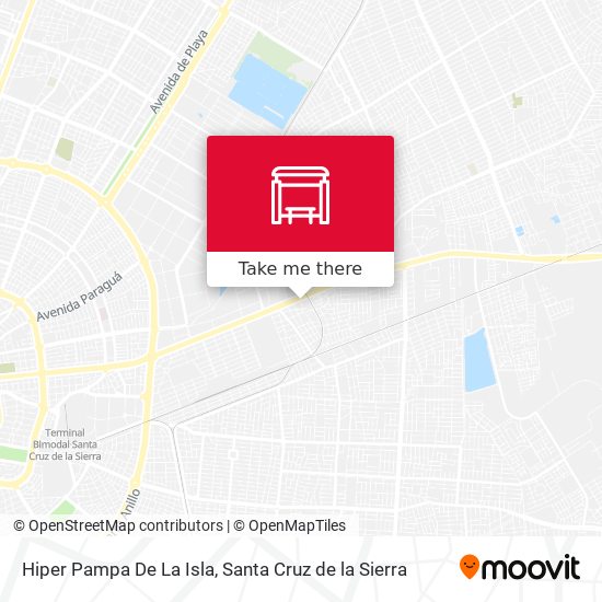 Hiper Pampa De La Isla map