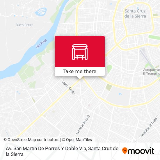 Mapa de Av. San Martín De Porres Y Doble Vía