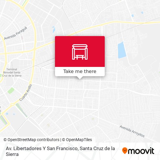Av. Libertadores Y San Francisco map