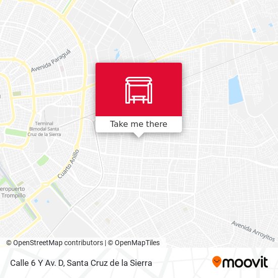 Mapa de Calle 6 Y Av. D