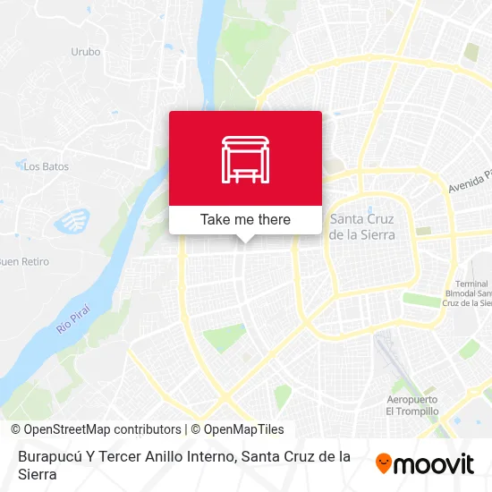 Mapa de Burapucú Y Tercer Anillo Interno