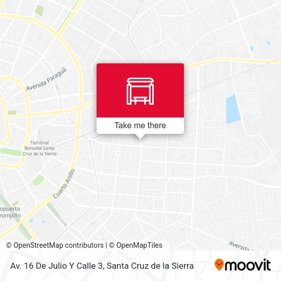 Mapa de Av. 16 De Julio Y Calle 3