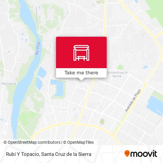 Rubí Y Topacio map