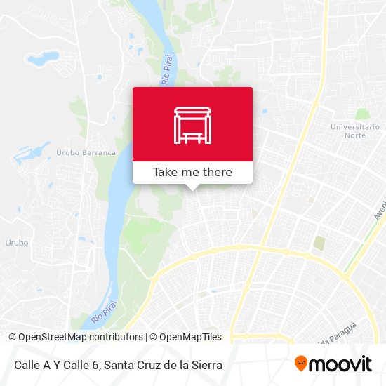 Mapa de Calle A Y Calle 6