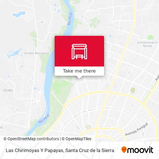 Las Chirimoyas Y Papayas map