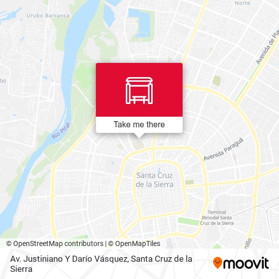 Mapa de Av. Justiniano Y Darío Vásquez