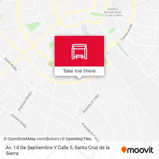 Mapa de Av. 14 De Septiembre Y Calle 5