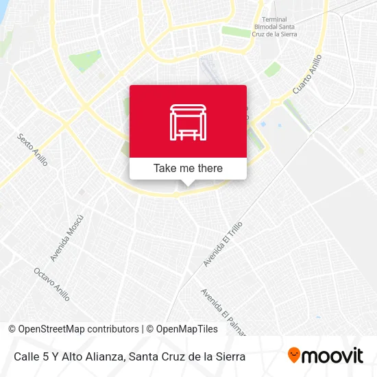 Mapa de Calle 5 Y Alto Alianza