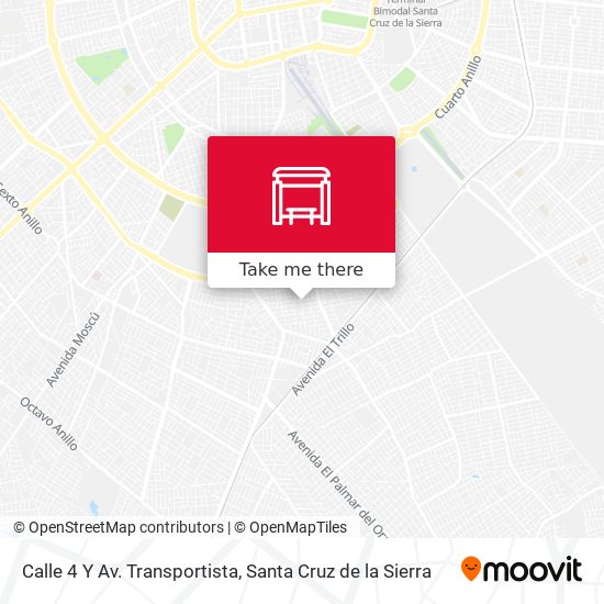 Calle 4 Y Av. Transportista map