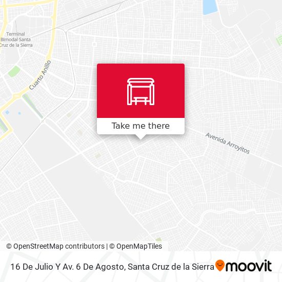 16 De Julio Y Av. 6 De Agosto map