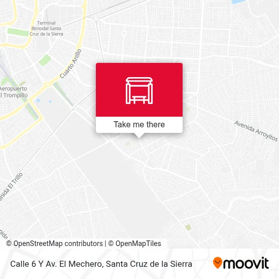 Mapa de Calle 6 Y Av. El Mechero