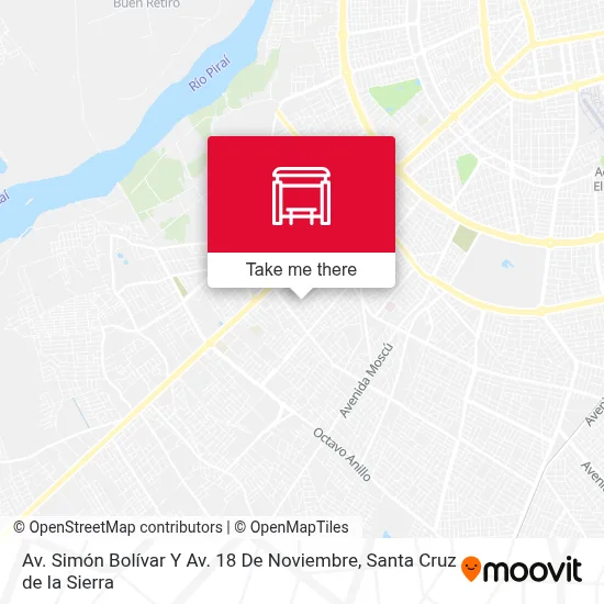 Mapa de Av. Simón Bolívar Y Av. 18 De Noviembre