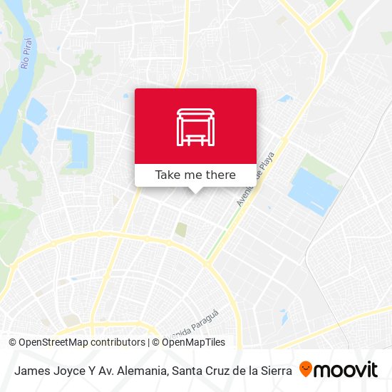 James Joyce Y Av. Alemania map