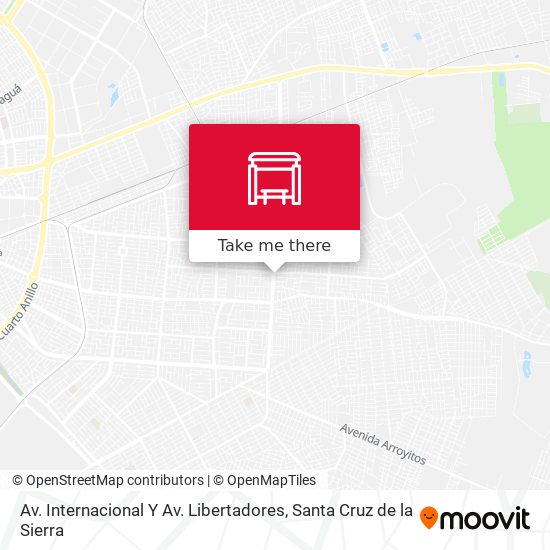 Av. Internacional Y Av. Libertadores map