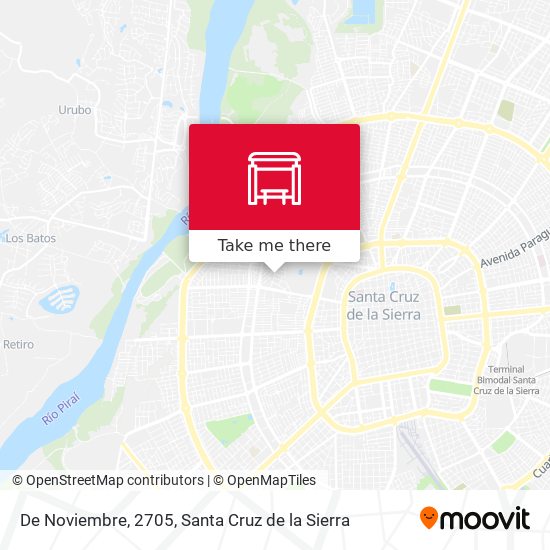 De Noviembre, 2705 map