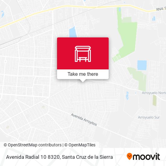 Mapa de Avenida Radial 10 8320