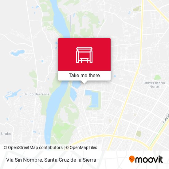 Mapa de Vía Sin Nombre