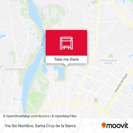 Mapa de Vía Sin Nombre