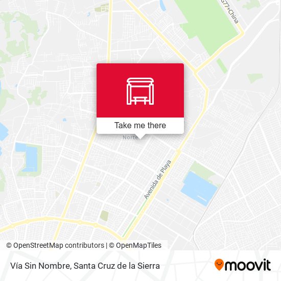 Vía Sin Nombre map