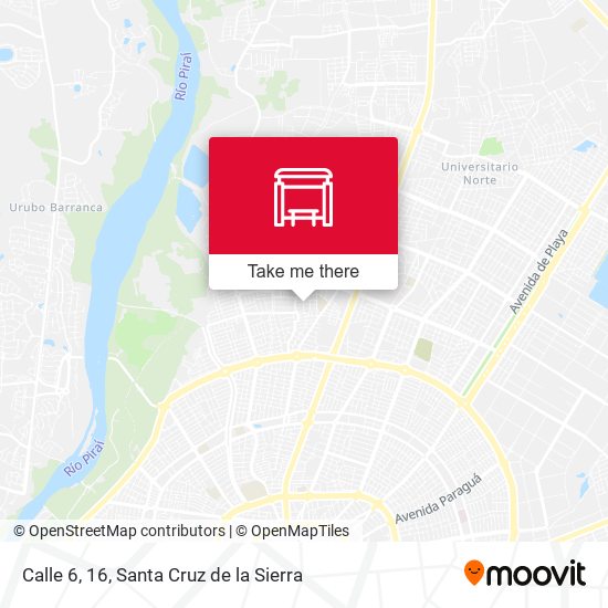 Calle 6, 16 map