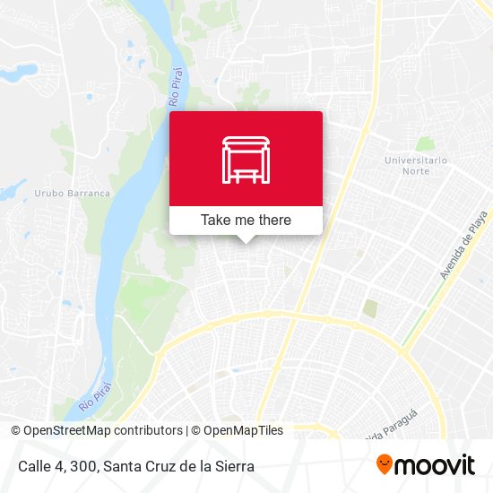 Mapa de Calle 4, 300