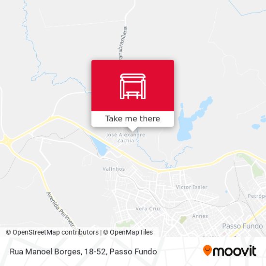 Mapa Rua Manoel Borges, 18-52