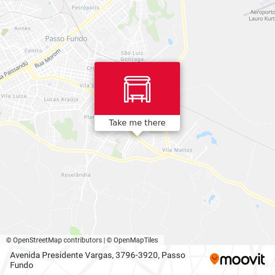 Mapa Avenida Presidente Vargas, 3796-3920