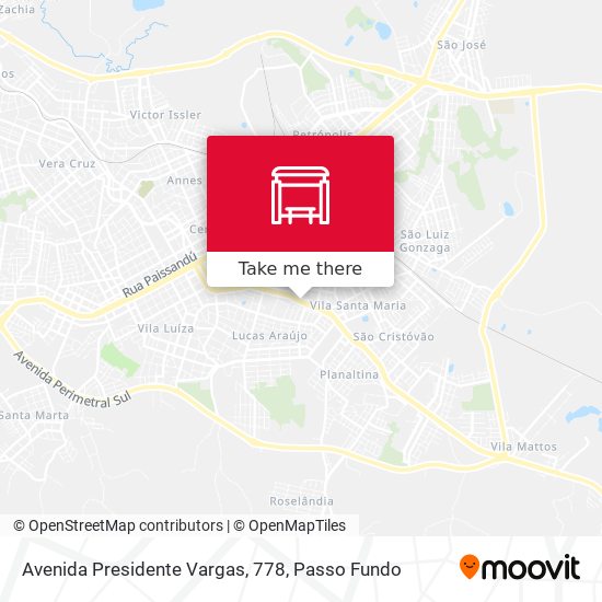 Mapa Avenida Presidente Vargas, 778