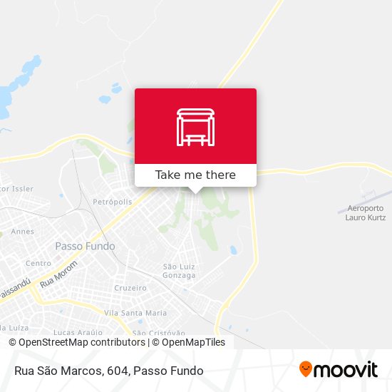 Mapa Rua São Marcos, 604