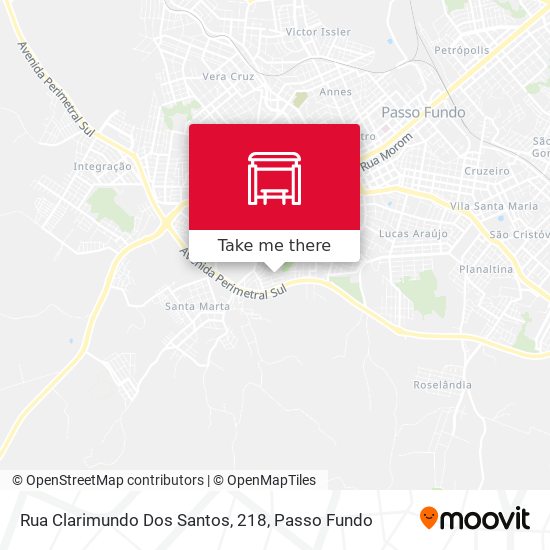 Rua Clarimundo Dos Santos, 218 map