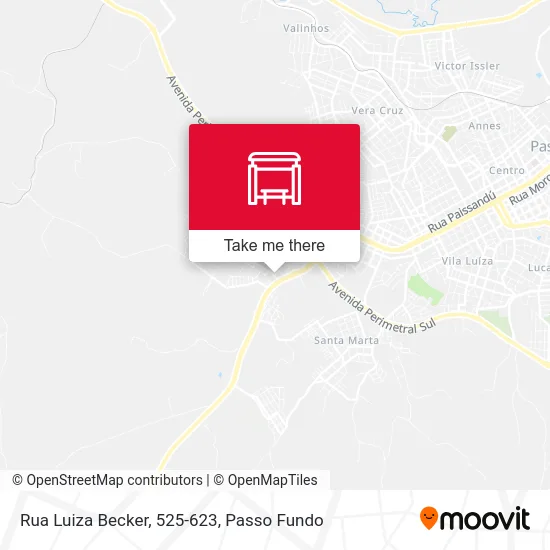 Rua Luiza Becker, 525-623 map