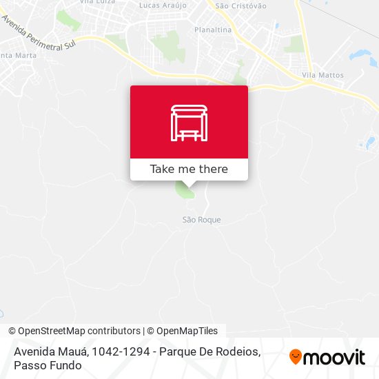 Mapa Avenida Mauá, 1042-1294 - Parque De Rodeios