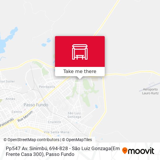 Mapa Pp547 Av. Sinimbú, 694-828 - São Luiz Gonzaga(Em Frente Casa 300)