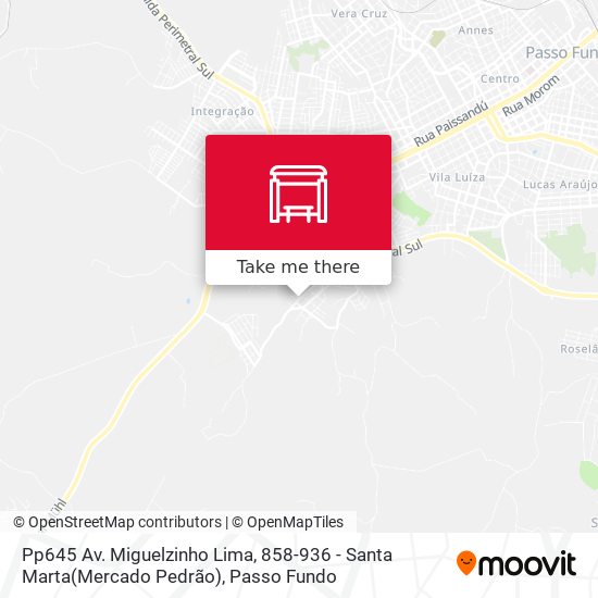 Pp645 Av. Miguelzinho Lima, 858-936 - Santa Marta(Mercado Pedrão) map