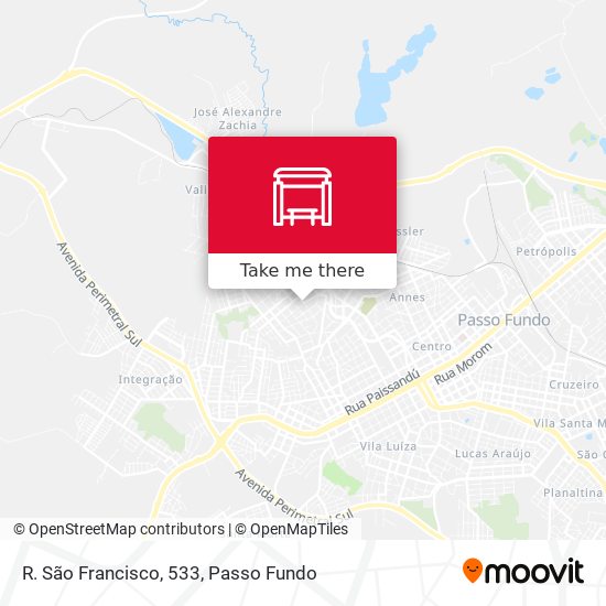 R. São Francisco, 533 map