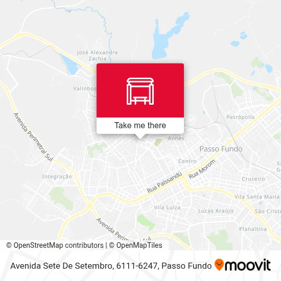 Avenida Sete De Setembro, 6111-6247 map