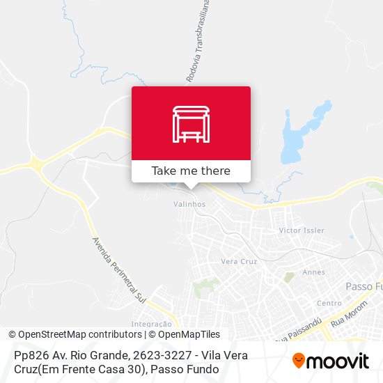 Mapa Pp826 Av. Rio Grande, 2623-3227 - Vila Vera Cruz(Em Frente Casa 30)