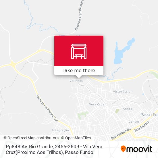 Pp848 Av. Rio Grande, 2455-2609 - Vila Vera Cruz(Proximo Aos Trilhos) map