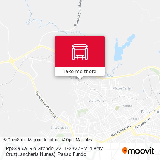 Mapa Pp849 Av. Rio Grande, 2211-2327 - Vila Vera Cruz(Lancheria Nunes)