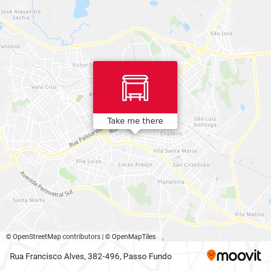 Rua Francisco Alves, 382-496 map