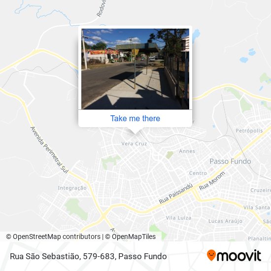 Mapa Rua São Sebastião, 579-683