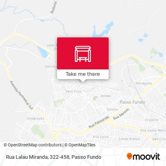 Mapa Rua Lalau Miranda, 322-458
