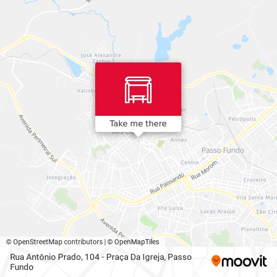 Mapa Rua Antônio Prado, 104 - Praça Da Igreja