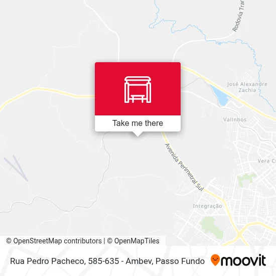 Rua Pedro Pacheco, 585-635 - Ambev map