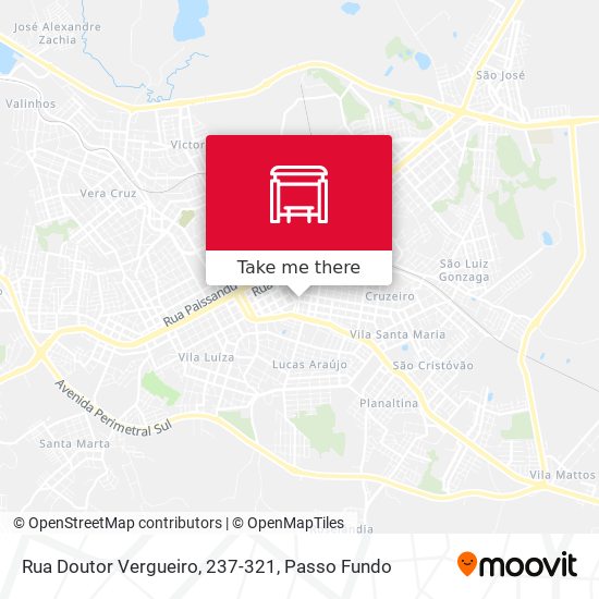 Mapa Rua Doutor Vergueiro, 237-321